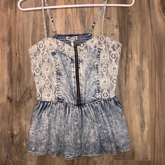 Denim Top - Picture 1 of 2